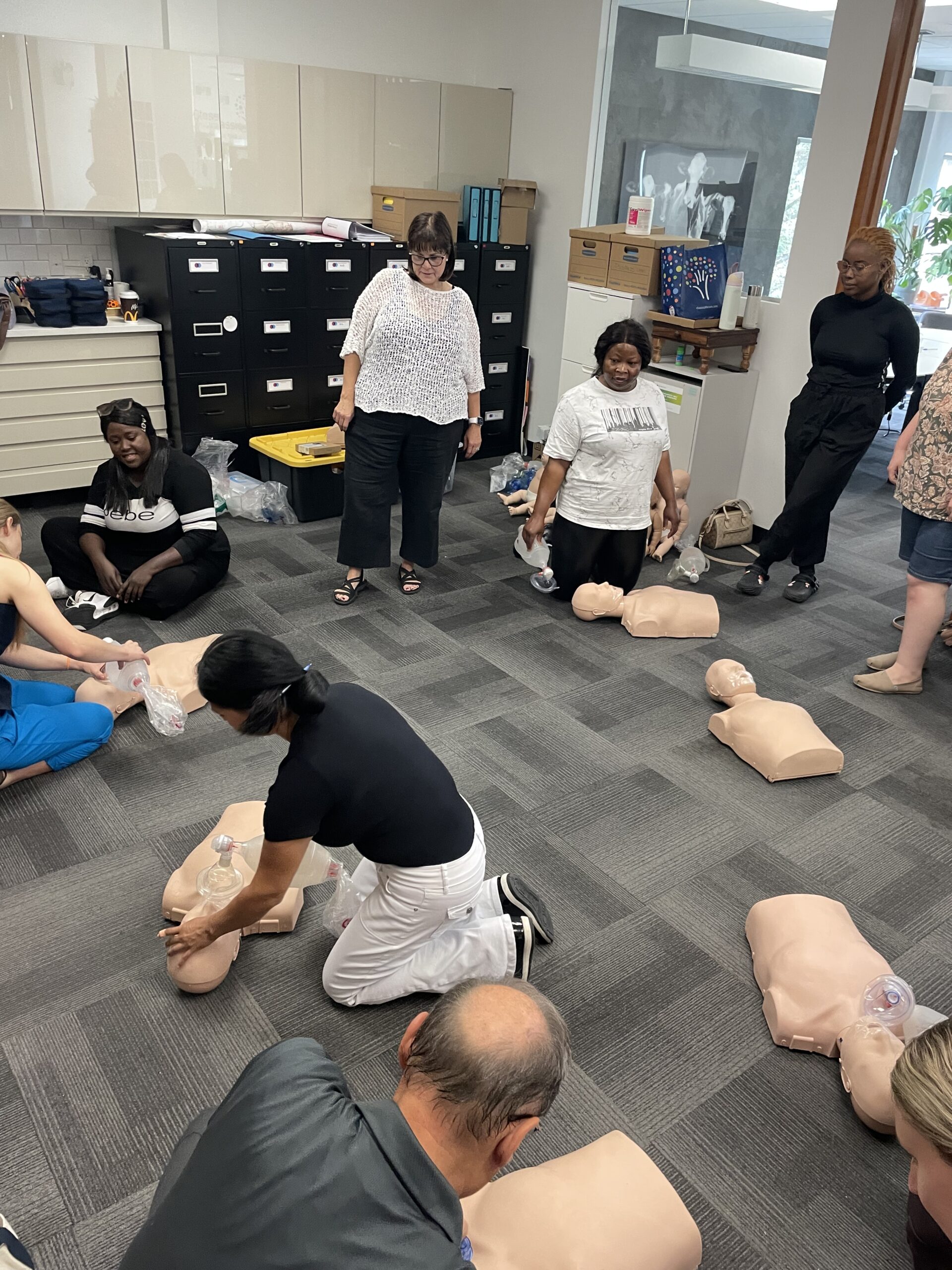 CPR training for healthcare workers