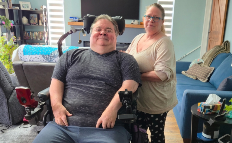 Classic LifeCare caregiver providing in-home care support to a client in Vancouver, BC